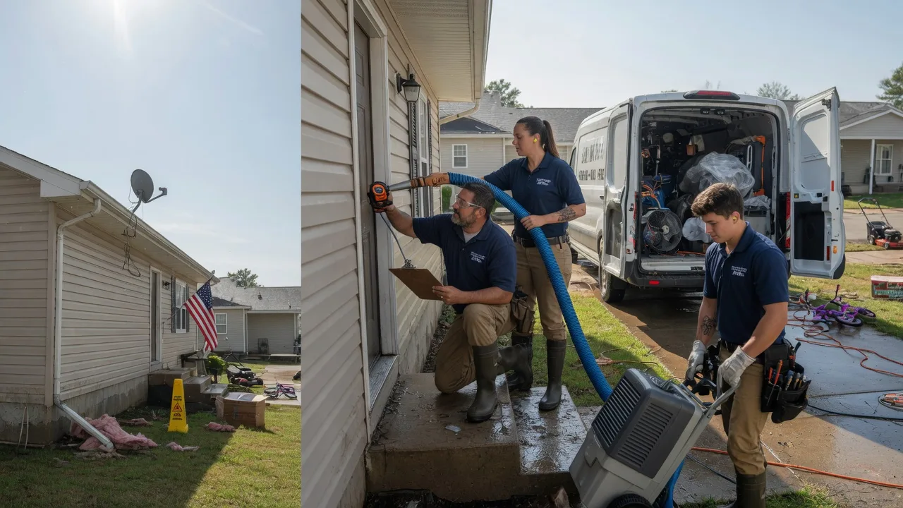 Ceiling Water Damage Restoration in Lenora, KS near me
